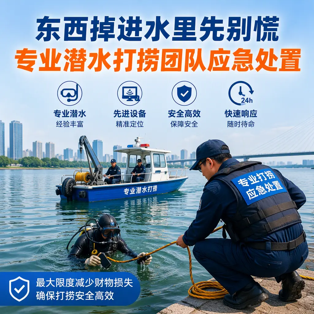 靖西东西掉进水里先别慌，专业潜水打捞团队应急处置